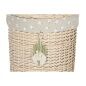 Basket set Home ESPRIT Green Natural wicker 45 x 45 x 55 cm 3 Pieces