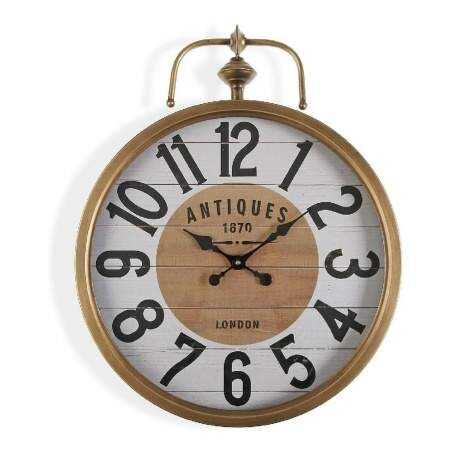 Wall Clock Versa Antiques Metal (6 x 60 x 48 cm)