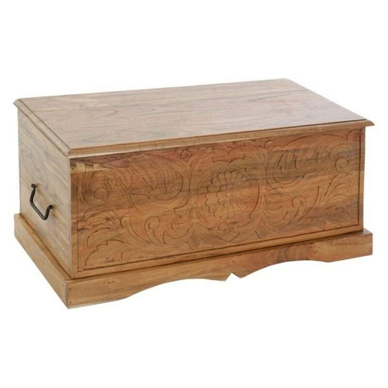 Forziere DKD Home Decor Legno Coloniale Acacia 90 x 40 x 40 cm