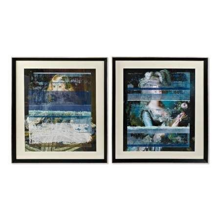 Quadro DKD Home Decor CU-180444 86,6 x 4 x 100 cm Arte Moderno (2 Unità)