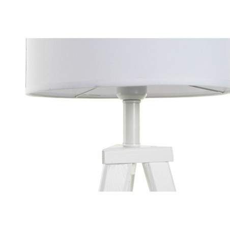 Lampada da tavolo DKD Home Decor 8424001807918 Legno Bianco 220 V 50 W 30 x 30 x 72 cm