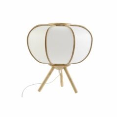 Lampada da tavolo DKD Home Decor 34 x 34 x 33 cm Naturale Bianco Bambù 220 V 50 W