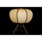 Desk lamp DKD Home Decor 34 x 34 x 33 cm Natural White Bamboo 220 V 50 W