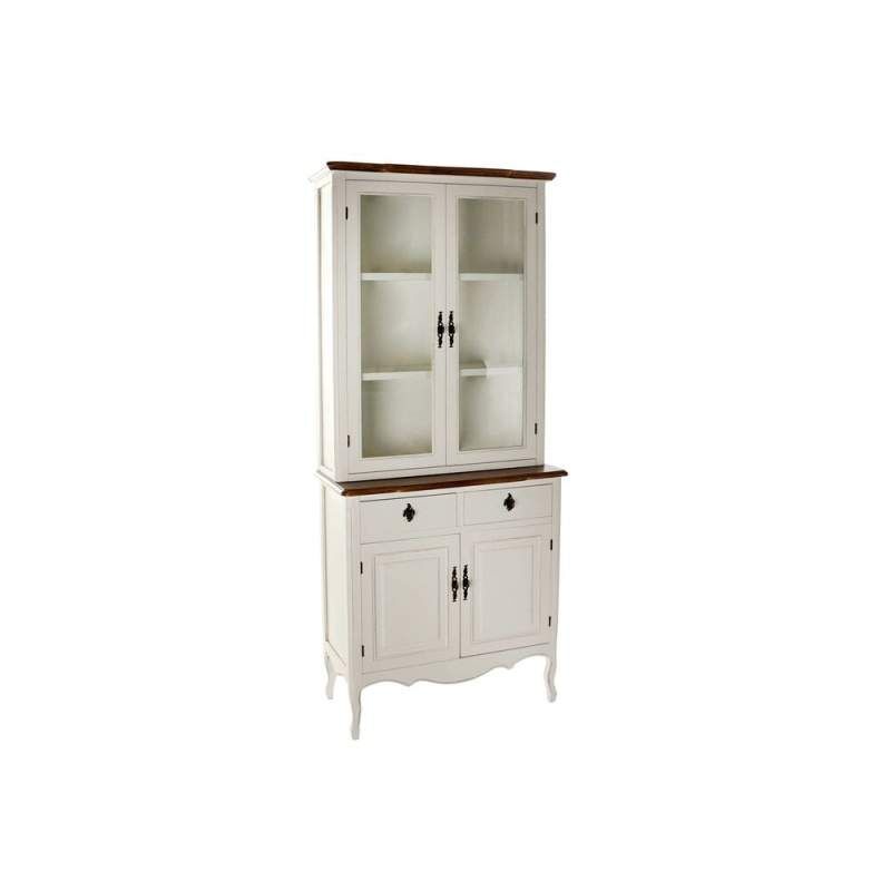 Stand Espositore DKD Home Decor 86 x 40 x 198 cm Cristallo Bianco Plastica Multicolore Marrone scuro