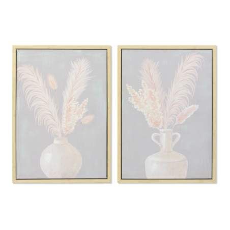 Quadro DKD Home Decor Vaso 50 x 4 x 70 cm Shabby Chic (2 Unità)