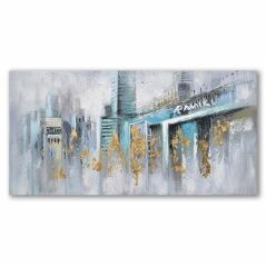 Quadro DKD Home Decor Città 120 x 3 x 60 cm Loft (2 Unità)