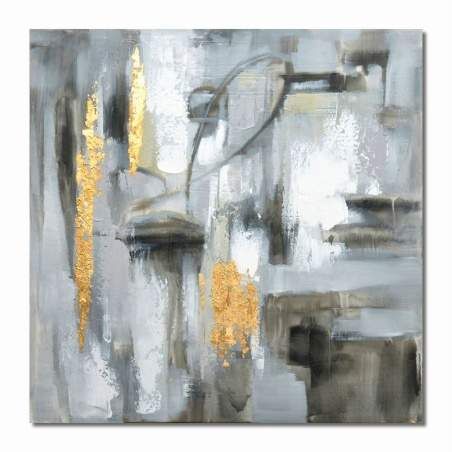 Painting DKD Home Decor Abstract 80 x 3 x 80 cm Loft (2 Units)