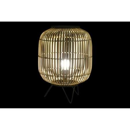 Lampada da tavolo DKD Home Decor Nero Metallo Marrone Bambù (30 x 30 x 40.5 cm)