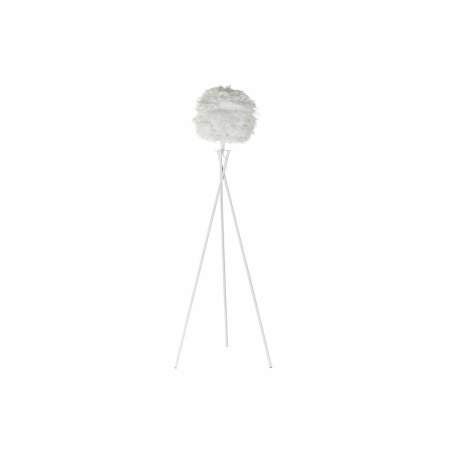 Lampada da Terra DKD Home Decor Metallo Bianco Piuma (40 x 40 x 150 cm)