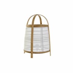 Lampada da tavolo DKD Home Decor Bianco Naturale Bambù 40 W 220 V 32 x 32 x 45,5 cm