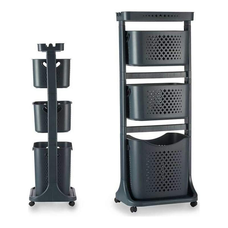 Clothes Trolley Anthracite polypropylene (33 x 112 x 42,5 cm)