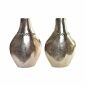 Vaso DKD Home Decor Rame 28 x 11 x 41 cm Dorato Alluminio Arabo Fustellatura (2 Unità) 