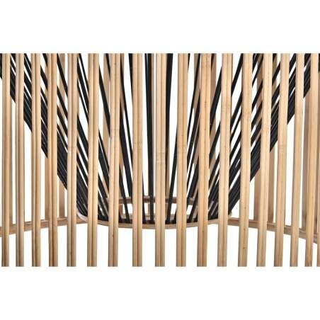 Ceiling Light DKD Home Decor Brown Black Wood Bamboo 50 W 43 x 43 x 53 cm