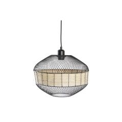 Lampadario DKD Home Decor Nero Marrone 220 V 50 W (31 x 31 x 27 cm)