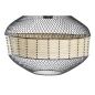 Lampadario DKD Home Decor Nero Marrone 220 V 50 W (31 x 31 x 27 cm)