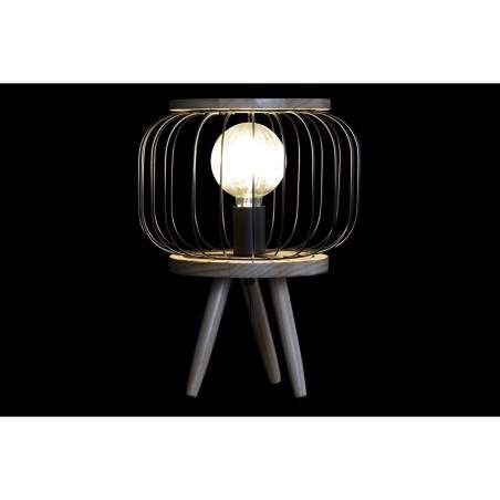 Desk lamp DKD Home Decor Black Brown 220 V 50 W (29 x 29 x 38 cm)