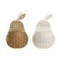 Basket DKD Home Decor Wall 55 x 33 x 14 cm Rattan (2 Units)