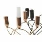 Candelabro DKD Home Decor Nero Dorato Metallo Moderno 20 x 20 x 23 cm (2 Unità)