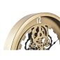 Wall Clock DKD Home Decor Golden Silver Crystal Iron 50 x 8 x 50 cm (3 Units) (2 Units)