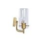 Wall Lamp DKD Home Decor Crystal Golden Metal 220 V 50 W (41 x 17 x 24 cm)