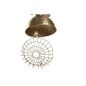 Ceiling Light DKD Home Decor 31 x 31 x 48 cm Golden Brown Iron Mango wood 50 W