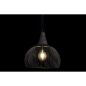 Ceiling Light DKD Home Decor Natural Black Metal Wood 50 W 36 x 36 x 40 cm