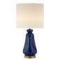 Desk lamp DKD Home Decor Beige Navy Blue Porcelain 35 x 35 x 64 cm