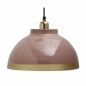 Lampadario DKD Home Decor 33 x 33 x 24 cm Rosa Metallo Lilla 50 W (2 Unità)