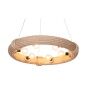 Lampadario DKD Home Decor Marrone Corda (51 x 51 x 10 cm) (47 X 47 X 10 CM)