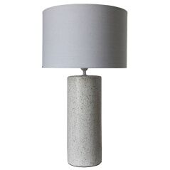 Lampada da tavolo DKD Home Decor Bianco Multicolore Lino Dolomite 25 W 50 W 220 V 42 x 42 x 73,5 cm