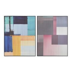 Quadro DKD Home Decor Moderno 75 x 3 x 100 cm 75 x 3,3 x 100 cm (2 Unità)