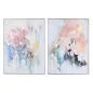 Painting DKD Home Decor 60 x 3,5 x 80 cm Abstract 60 x 3 x 80 cm Urban (2 Units)