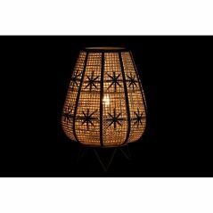 Lampada da tavolo DKD Home Decor Nero Metallo Marrone 220 V 50 W 37 x 37 x 47 cm