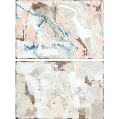 Canvas DKD Home Decor Abstract Urban 100 x 4 x 150 cm 150 x 3,8 x 100 cm (2 Units)