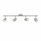 Lampadario Philips Foco Argentato Metallo 15,5 x 10 x 69 cm GU10 4