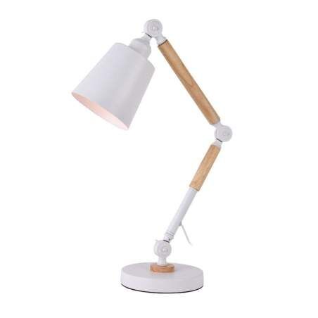 Flexo/Lampada da scrivania EDM Bianco Metallo 60 W E27 Ø 18 x 53 cm