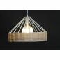 Lampadario DKD Home Decor 35 x 35 x 22 cm Nero Metallo Rattan 50 W (2 Unità)