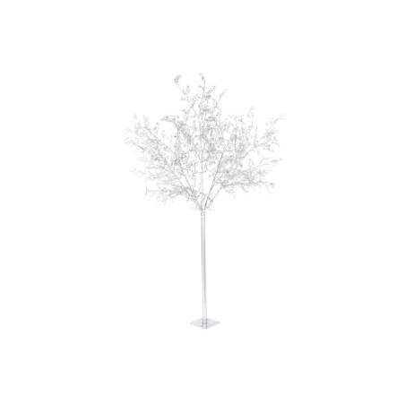 Christmas Tree DKD Home Decor White Silver Metal Plastic 120 x 120 x 220 cm