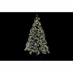 Albero di Natale DKD Home Decor Verde PVC Ananas Nevoso 120 x 120 x 180 cm