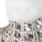 Christmas bauble DKD Home Decor LED Light White wicker 53 x 19 x 90 cm (3 Units)