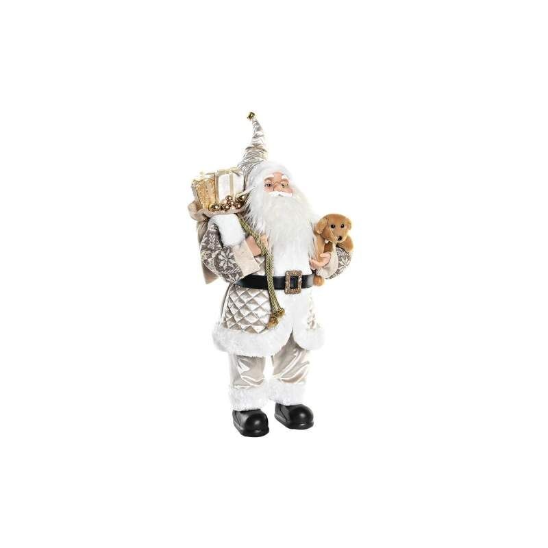 Decorazione DKD Home Decor Babbo Natale Grigio PVC 37 x 20 x 60 cm