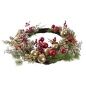 Advent wreathe DKD Home Decor PVC 60 x 60 x 12 cm