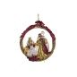 Christmas nativity set DKD Home Decor Golden Crown 30 x 5 x 30 cm 50 x 5 x 50 cm