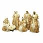 Christmas nativity set DKD Home Decor Golden Crown 30 x 5 x 30 cm 50 x 5 x 50 cm