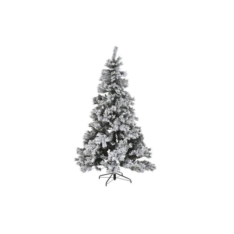 Albero di Natale DKD Home Decor Bianco Verde Metallo Polietilene Nevoso 130 x 130 x 218 cm