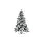 Albero di Natale DKD Home Decor Bianco Verde Metallo Polietilene Nevoso 130 x 130 x 218 cm