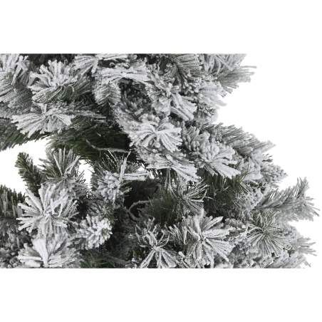 Albero di Natale DKD Home Decor Bianco Verde Metallo Polietilene Nevoso 130 x 130 x 218 cm