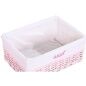 Set di Cesti DKD Home Decor Rosa Poliestere Per bambini vimini (44 x 34 x 56 cm)