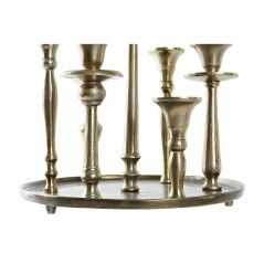 Candelabro DKD Home Decor 29 x 29 x 30 cm Alluminio Moderno (2 Unità)