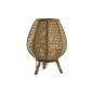 Lampada da tavolo DKD Home Decor Marrone Rattan 50 W (29 x 29 x 40 cm)